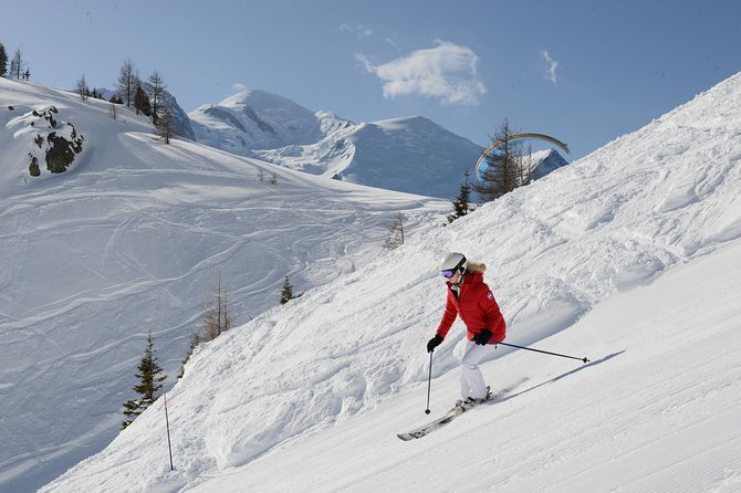 (KTG114) - Chamonix Skiing day from Geneva - Grand Montets, Combe de la Pendant, Lognan, and the boardercross factor