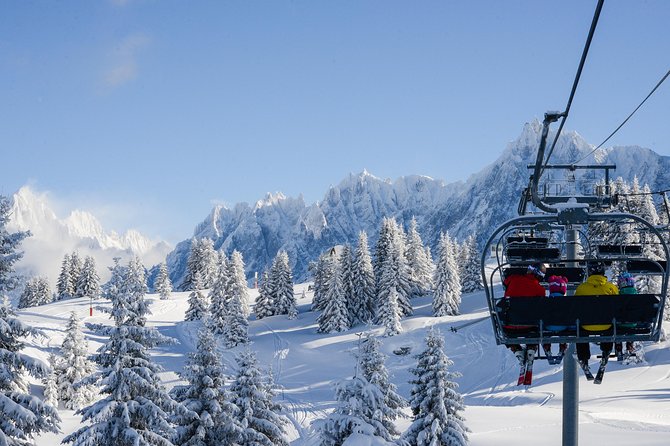 (KTG114) - Chamonix Skiing day from Geneva - Cruising back via Pierre à Ric, then a short Chamonix village break