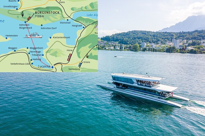 Lake Lucerne 1-Hour Catamaran Cruise - Lake Lucerne cruise in one hour: the real value of the express out-and-back