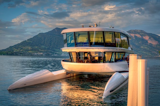 Lake Lucerne 1-Hour Catamaran Cruise - The boat experience: catamaran on the title, ferry energy on the water