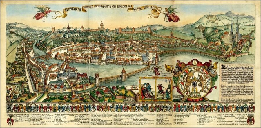 Lucerne: 1-Hour Historical Tour with Night Watchman - Starting at Chapel Bridge, and getting in the mood fast