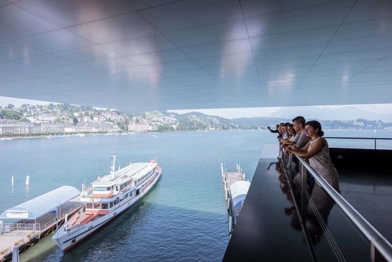 Lucerne: Culture & Congress Centre Behind the Scenes Tour - Panoramic Terrace on Lake Lucerne for Photos and Perspective