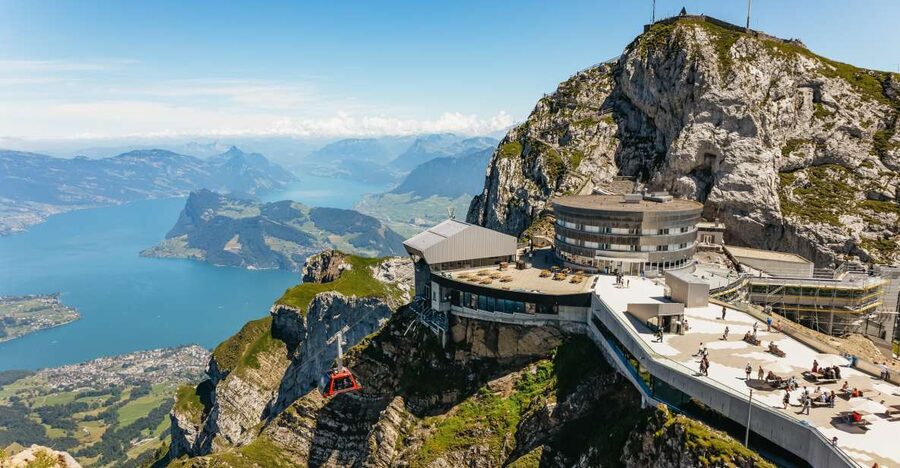 Lucerne: Mt. Pilatus Cable Car, Cogwheel Train & Lake Cruise - Up Mt. Pilatus in panoramic gondolas and the Dragon Ride