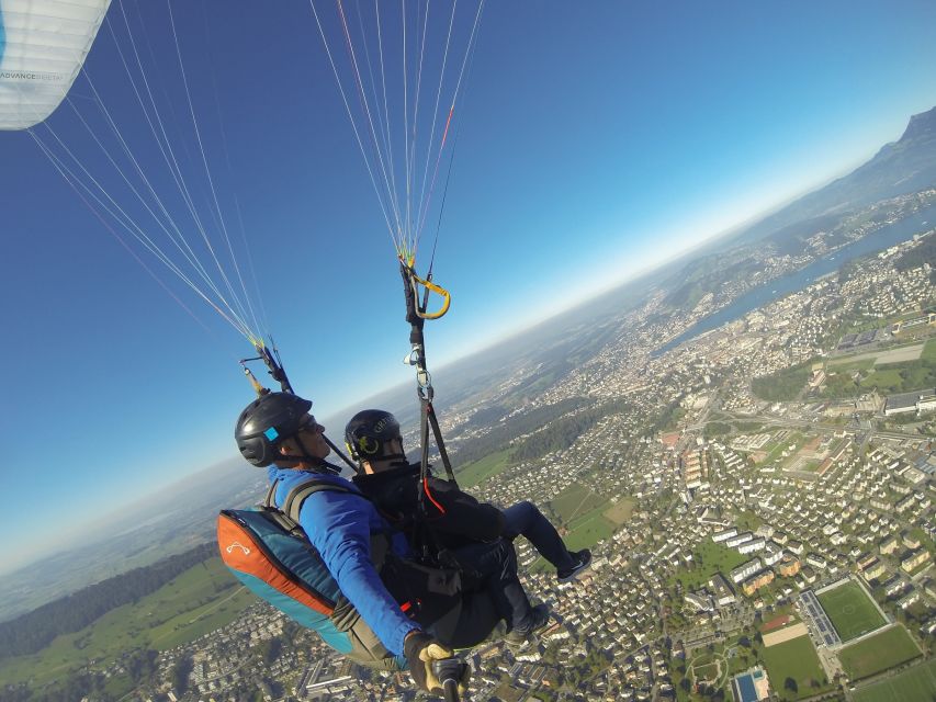 Lucerne: Tandem-Paragliding Flight - Key things to know before you go