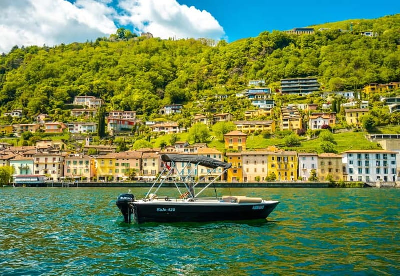 Lugano Lake: 3 hours Boat Rental - Newave on Lugano Longlake, right by McDonald’s