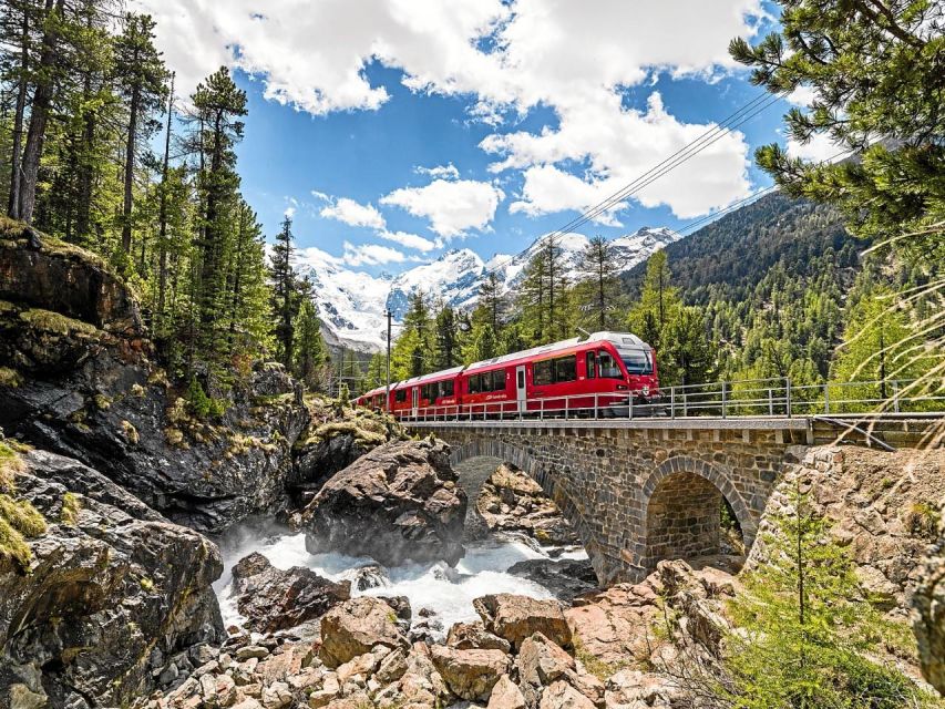 Milan to St. Moritz: Scenic Bernina Train Tour with Guide - Key highlights at a glance