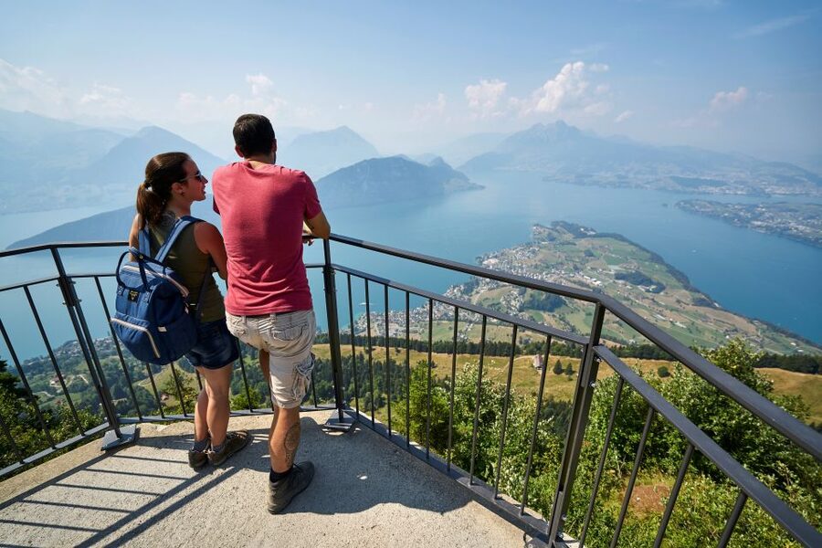 Mount Rigi: Day Pass - The big payoff: 360-degree views at Rigi Kulm