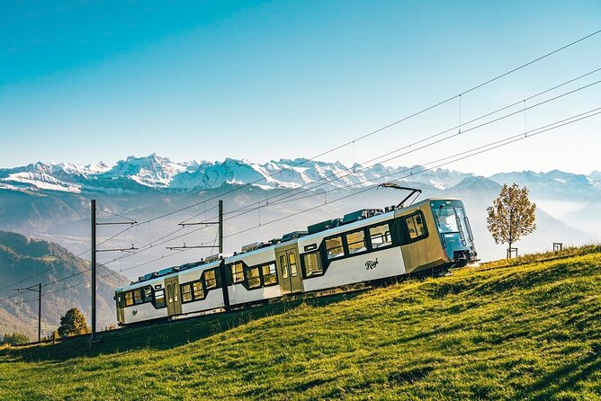 Mount Rigi Day Trip from Lucerne - Vitznau to Rigi Kulm: the cogwheel train climb and summit breathing room