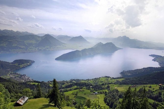Mount Rigi Day Trip from Lucerne - Weggis by aerial cable car: lake views and a Mark Twain footstep