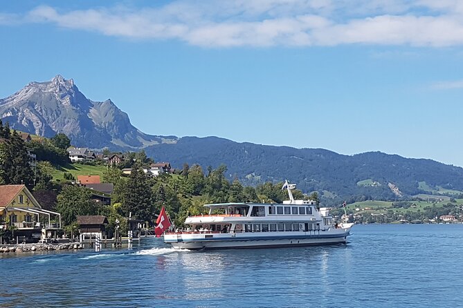 Mt. Pilatus Golden Roundtrip Small Group Day Trip from Lucerne - Lake Lucerne boat ride: mountains before the climb