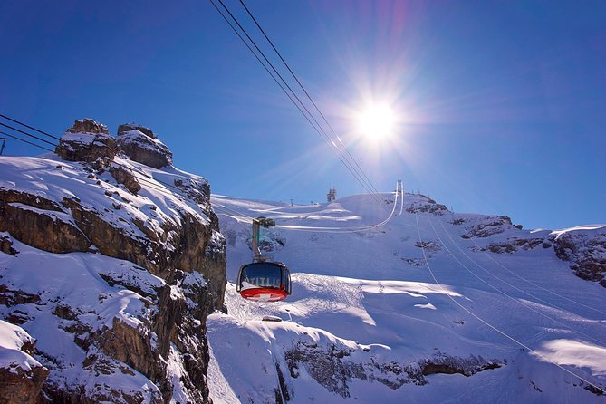 Mt Titlis Cable Car from Engelberg with Ice Flyer - Glacier Park and Trübsee: the calmer side of the summit