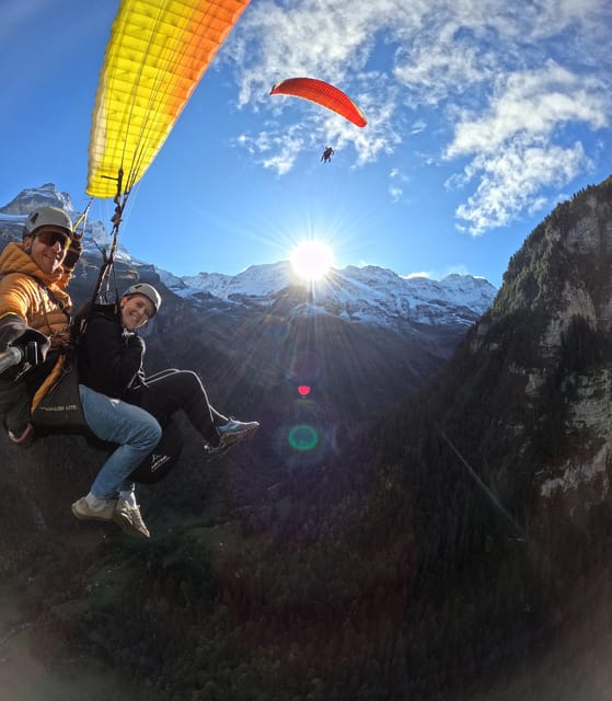 Mürren: Paragliding over Lauterbrunnen Cliffs and Waterfalls - From the Schilthornbahn station to the takeoff field: your pre-flight flow