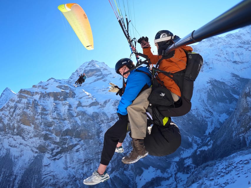 Mürren: Paragliding Panorama Tandem Flight Full Experience - Getting there: Murren Gondola Station, cable car, and the 10-minute walk