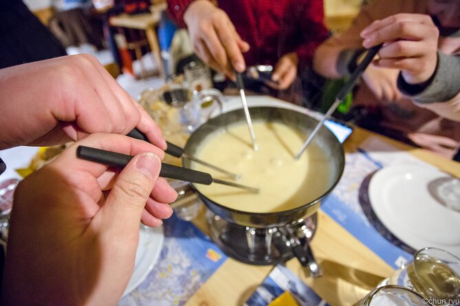 Night Sledding with Fondue - Where You Sled Can Change with Snow Conditions