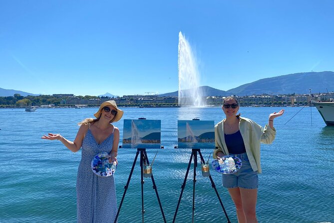 Painting Master Class by the Geneva Lake - Stop 1, Jet d’eau: Learning Composition With a Famous View