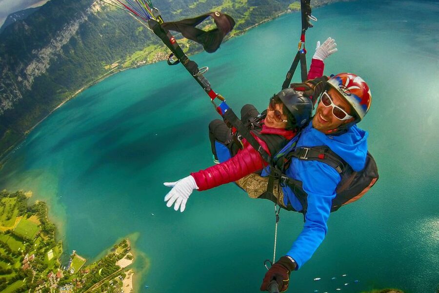 Paragliding Tandem Flight in Interlaken - The optional HD photo and video that people actually want