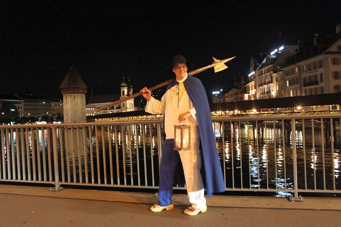 Private 1.5-Hour Nightwatchman Walk in Medieval Lucerne - Weinmarkt frescos and the broken-heart Latin line
