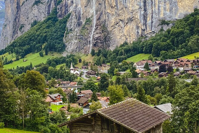 Private day trip to Lauterbrunnen Interlaken and Mürren - Lauterbrunnen valley: waterfalls next to the village, with room to walk