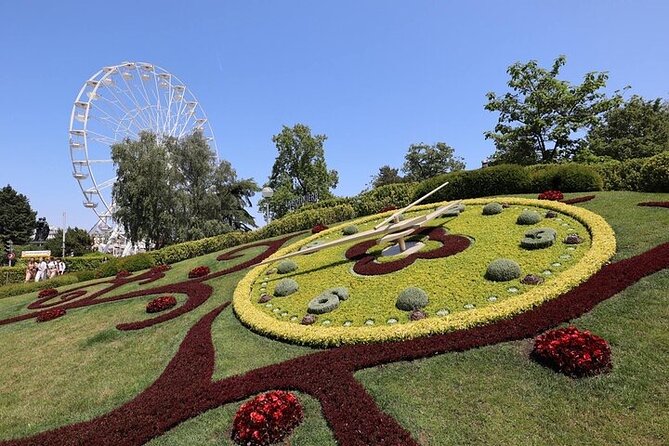 Private Guided Geneva 1 Hour TukTuk City Tour - The Flower Clock and Jet d’Eau: iconic Geneva in two fast hits