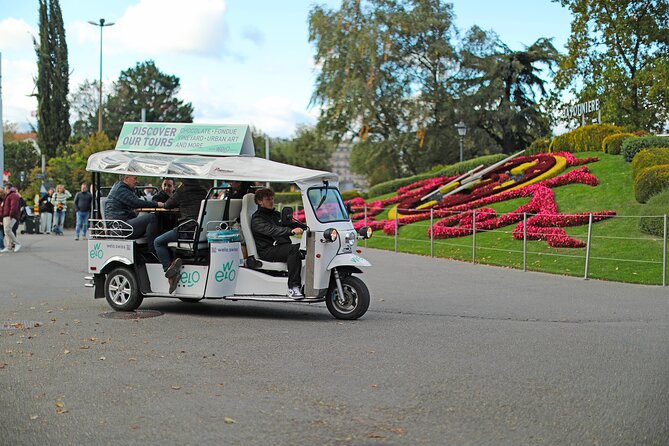 Private Guided Geneva 1 Hour TukTuk City Tour - Lake Geneva and Monument National: the quick start that sets context
