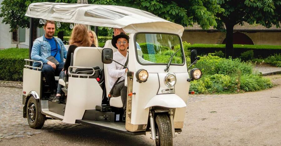 Private Highlights Top Places Tour Electric TukTuk 1h15 - Reformation Wall: Geneva’s story in words you can actually see