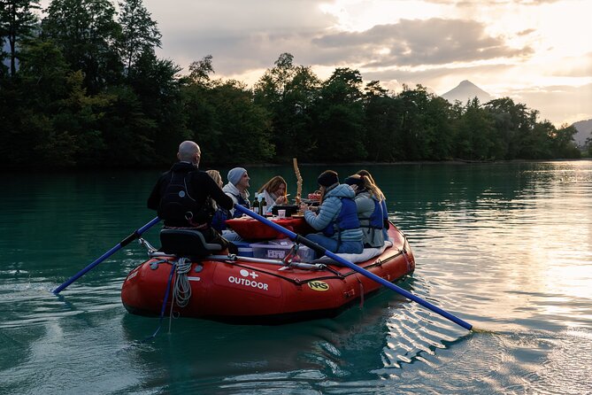 Raclette Rafting in Interlaken - Comfort on a Small Raft: Blankets Help, but Space Is Limited