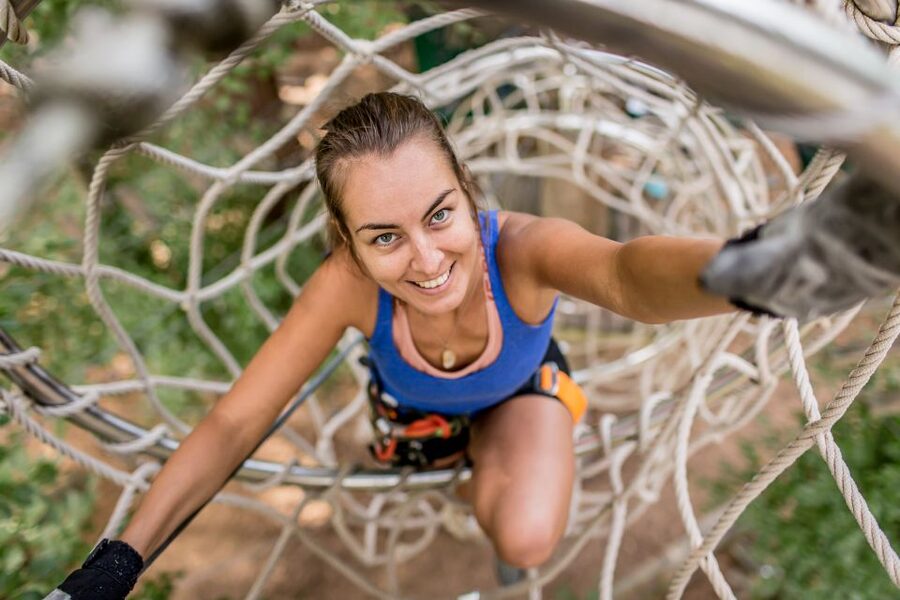 Rope Park Interlaken: Climbing Adventure with Entry Ticket - Tarzan swings and rope-bridge work: the forest playground vibe