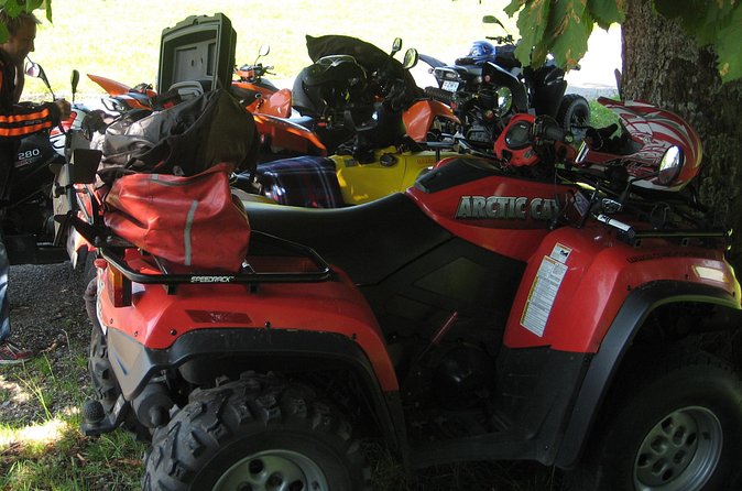 Saturday Quad tour near Zurich - The ride route: narrow roads, up and down hills, with real breaks built in