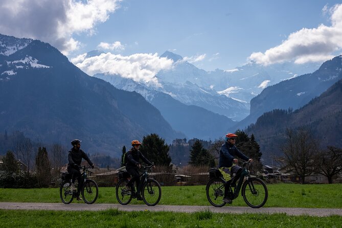 Scenic E Bike Tour Interlaken - The beer and cheese break that makes it feel like a real outing