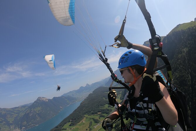 Tandem Paragliding Flight in the Lucerne Region - Strap In, Then Float Over Lake Lucerne