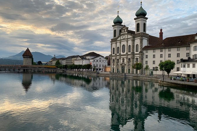 The heart of Lucerne with the Etuktuk - Lucerne’s heart is compact, and the eTukTuk fits it