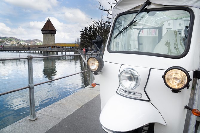 The heart of Lucerne with the Etuktuk - Old Town Lucerne: the orientation stop that pays off later