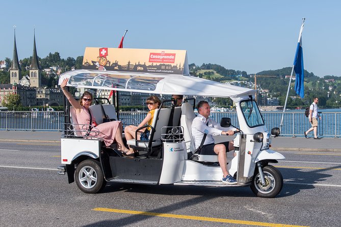 The heart of Lucerne with the Etuktuk - Where to start at Europapl and how the hour usually feels