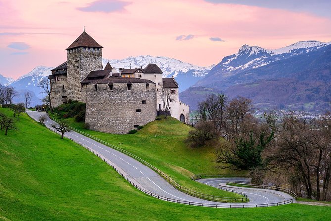 Trip to 4 Countries: Liechtenstein, Austria, Germany, Switzerland - Vaduz Stop: Liechtenstein Square, Castle Territory, and the Visa Stamp