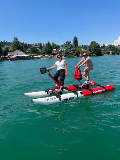 Waterbike on Lake Zurich - Waterbike Basics on Lake Zurich: One Hour of Easy On-Water Fun