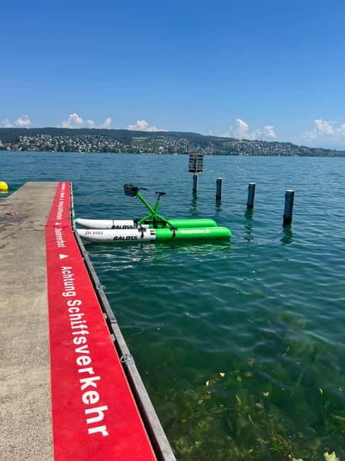 Waterbike on Lake Zurich - What Your Hour Looks Like, From Dock to Return
