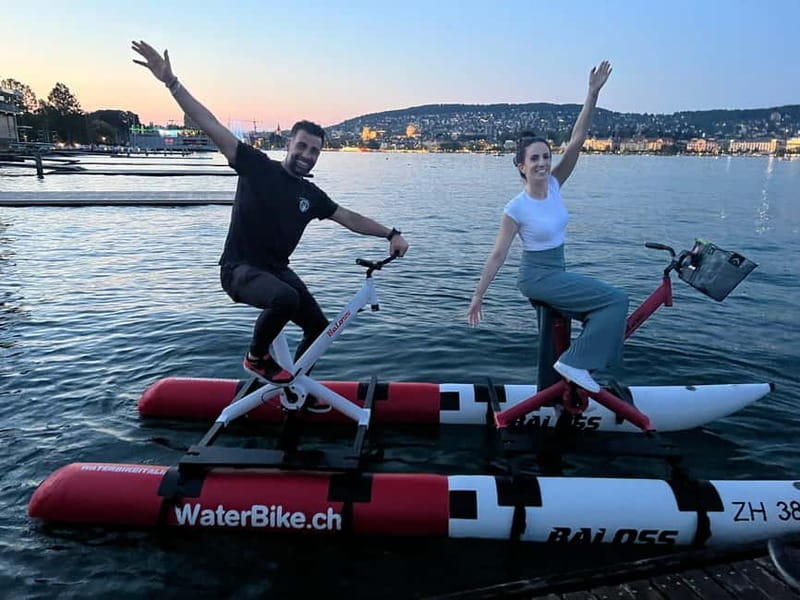 Waterbike on Lake Zurich - Price and Value at About $97 per Person