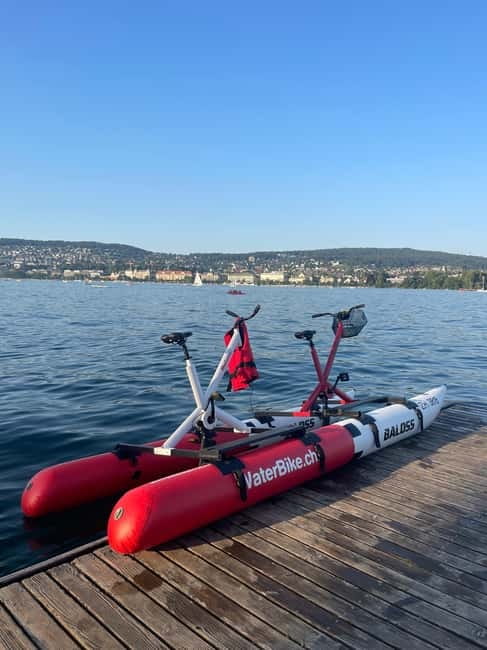 Waterbike on Lake Zurich - Getting There at Mythenquai 59, Zurich-Enge