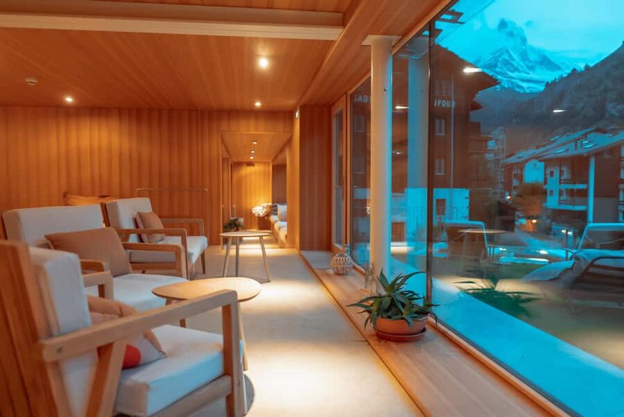 Zermatt: Private Night Spa - Capricorn Spa Check-In, Towels, and Setting the Mood
