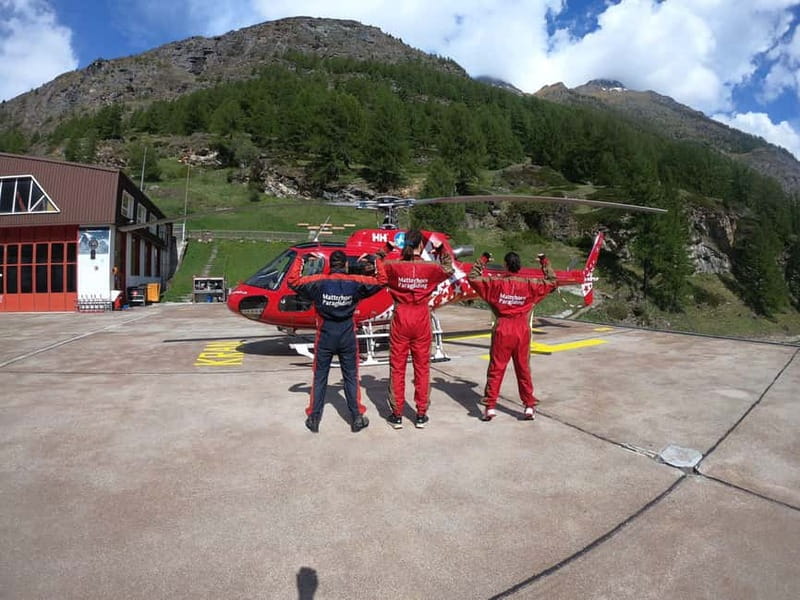 Zermatt: Tandem Paragliding Flight - Best Matterhorn Views - The launch and the first seconds of air
