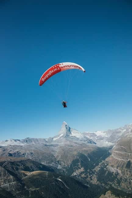 Zermatt: Tandem Paragliding Flight - Best Matterhorn Views - The cable car step that builds the anticipation
