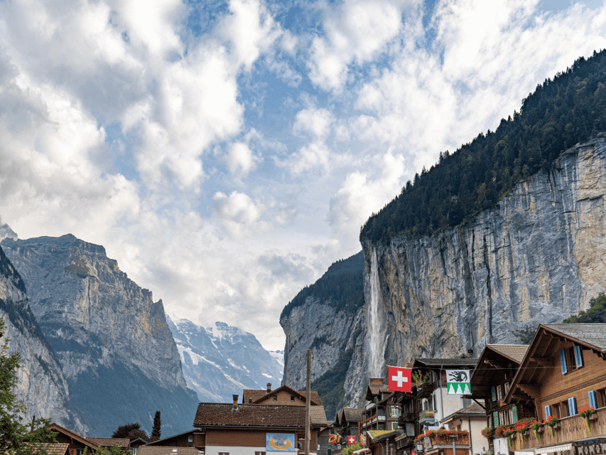 Zurich/Bern/Interlaken/Lucern: Jungfrau & Lauterbrunnen Trip - Lauterbrunnen Valley finale: waterfalls and green meadows after the glacier