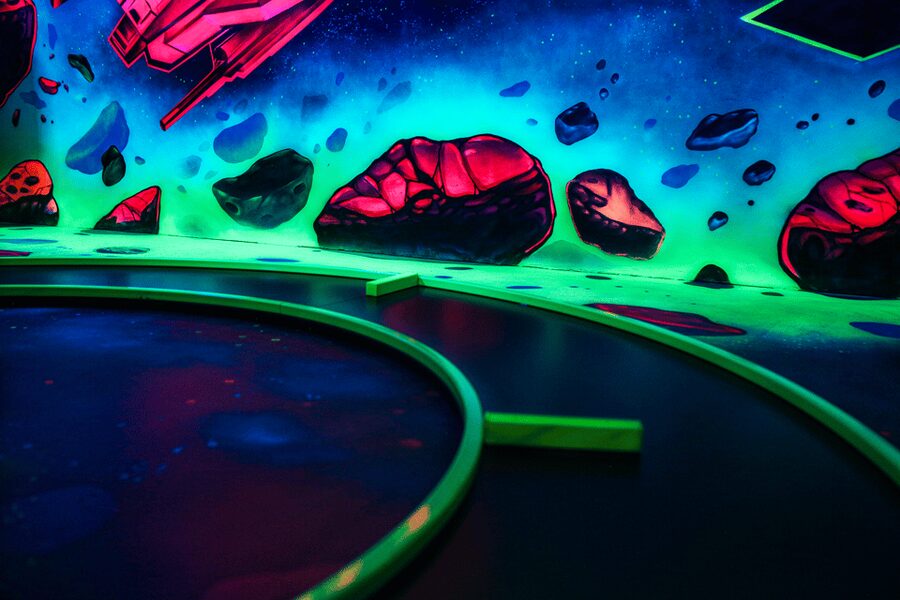 Zurich: Black Light Galaxy Minigolf - Key things I’d pay attention to