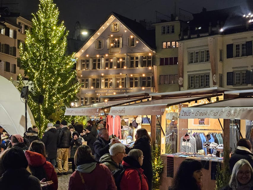 Zurich Christmas Market Tour - Optional wine cellar stop in the old town