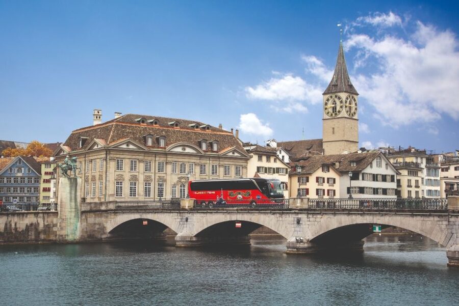 Zurich: City Top Attractions Tour by Bus with Audio Guide - What the 11-language audio guide gives you