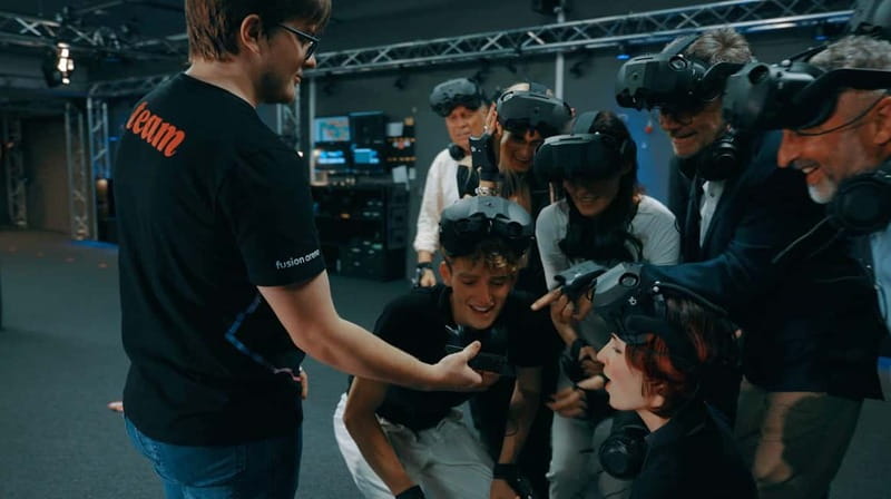 Zürich: Fusion Arena Hyper Reality VR Experience - The reality of the 100 or 200 m² play area