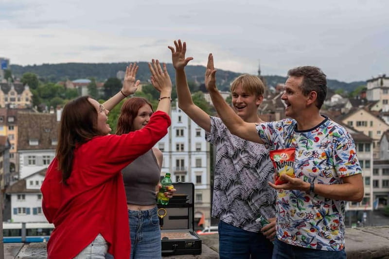 Zürich: guided Escape Game - Boatride, Snacks and Drinks - Seasonal Transit: Limmatboat in Summer, Polybahn in Winter