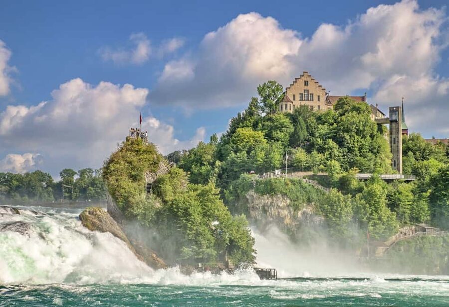 Zurich: Half-Day Trip to Rhine Falls & Historic Schaffhausen - Rhine Falls at the viewing platforms: the real reason to go