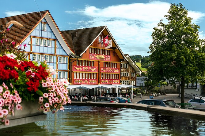 Zurich Open Top Bus, Chocolate and Cheese Factory Tour Appenzell - St. Gallen Photo Stop and the UNESCO Cathedral Factor