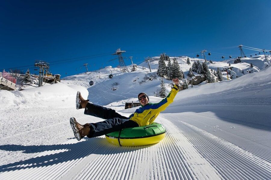 Zurich: Titlis First Time Ski Experience & Lucerne - Up to Trübsee by cable car, your first real Alpine moment